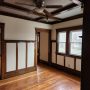 view into dining room from kitchen doorway