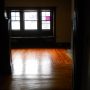 view into living room from bedroom 2 doorway